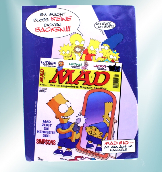 Simpsons Sommer Sonderheft Comic Nr. 1 von Dino Verlag
